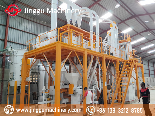 50T Maize Milling Machine with Hammer Crusher Series