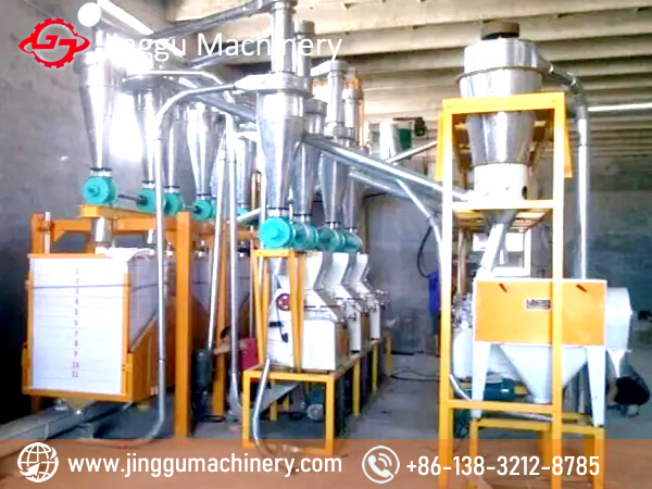 25t wheat flour milling machine | compact structure wheat flour milling machine