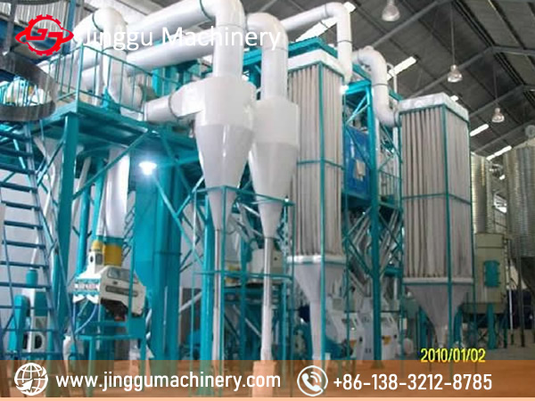 80t maize milling machine made by Jinggu Machinery-High Configuration Maize milling machine